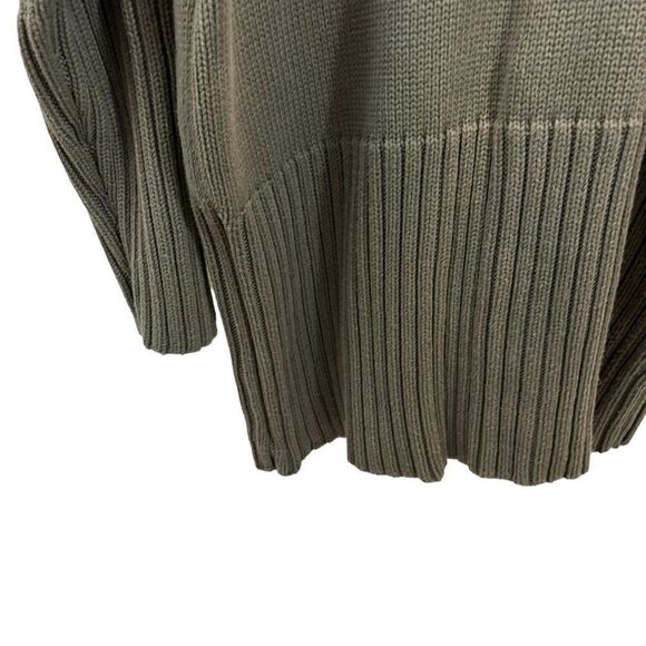 Ladies marithe francois girbaud Green Thick Knit Turtleneck Sweater Dress XXL - Picture 3 of 16